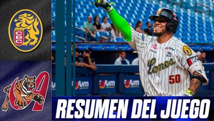Resumen del juego Leones del Caracas vs Tigres de Aragua | 22 de noviembre de 2025