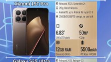 Realme GT 8 Pro vs Xiaomi 15T Pro vs Galaxy S25 Ultra