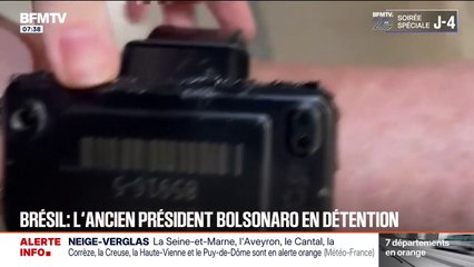 L'ancien président brésilien Jair Bolsonaro placé en détention provisoire après avoir tenté d'ouvrir son bracelet électronique