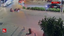 Antalya'da aracıyla ‘U’ dönüşü yapan sürücünün kararsızlığı motosiklet sürücüsünü hastanelik etti