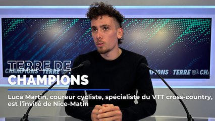 Luca Martin, coureur cycliste, spécialiste du VTT cross-country, est l’invité de Nice-Matin