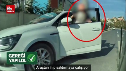 Sarıyer’de başka aracın önünü kesen sürücüye caydırıcı ceza uygulandı