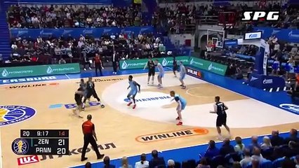 Isaiah Washington Highlights 23 Pts, 3 Ast vs BC Zenit
