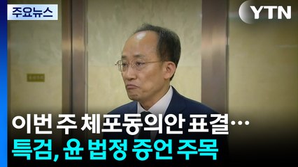 이번 주 추경호 체포안 표결...특검, 윤 법정 증언 주목 / YTN