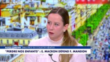 Alice Cordier : «Emmanuel Macron est jusqu’au-boutiste sur les questions de guerre.»