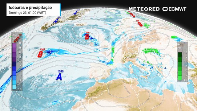 Após uma segunda-feira de precipitação, as condições atmosféricas devem estabilizar numa sucessão de dias sem chuva.