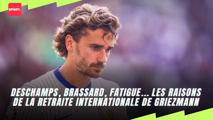 Deschamps, brassard, fatigue... les raisons de la retraite internationale de Griezmann #football