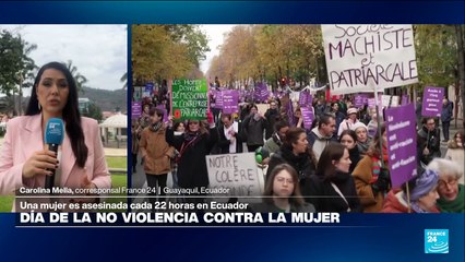 Eliminación de la violencia contra las mujeres: una es asesinada cada 22 horas en Ecuador