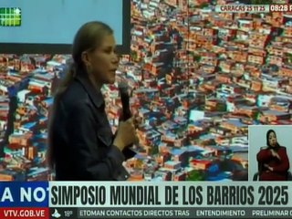 Caracas | Gobierno Bolivariano reivindica los sectores populares en el Simposio Mundial de los Barrios 2025