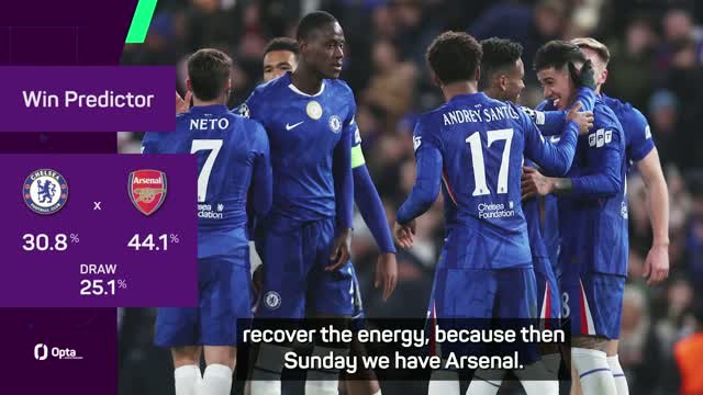 Maresca wants Chelsea players to 'switch off' before Arsenal showdown