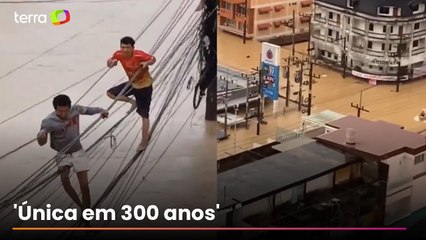 Tempestade histórica atinge a Tailândia e deixa ao menos 19 mortos