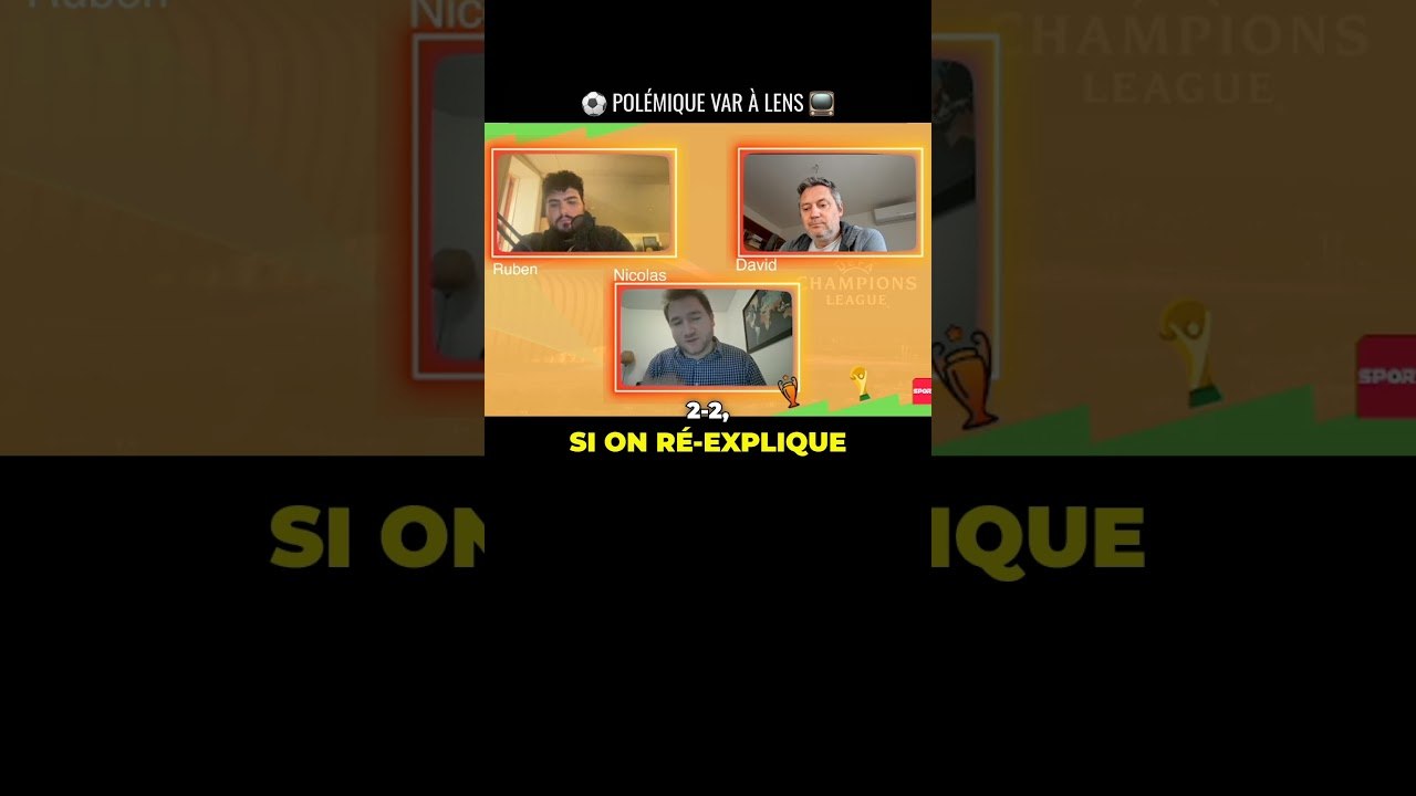 Polemique VAR a Lens  #foot #football #live