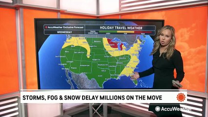 Storms and snow could cause Thanksgiving travel delays for millions of Americans