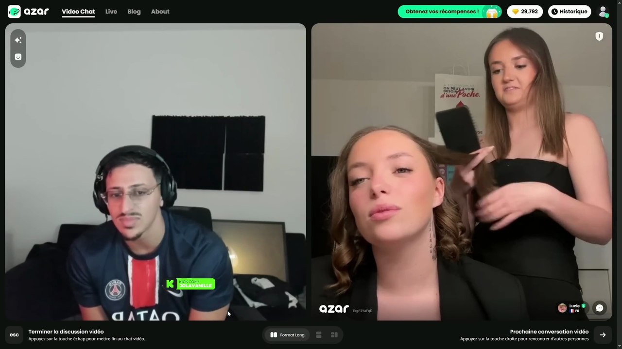 #JOLAVANILLE #AZAR JORDANE FAIT DES RENCONTRES SUR AZAR.