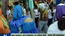 Cultores de la parroquia Sucre celebran entre bailes y parrandas la vida del presidente Maduro