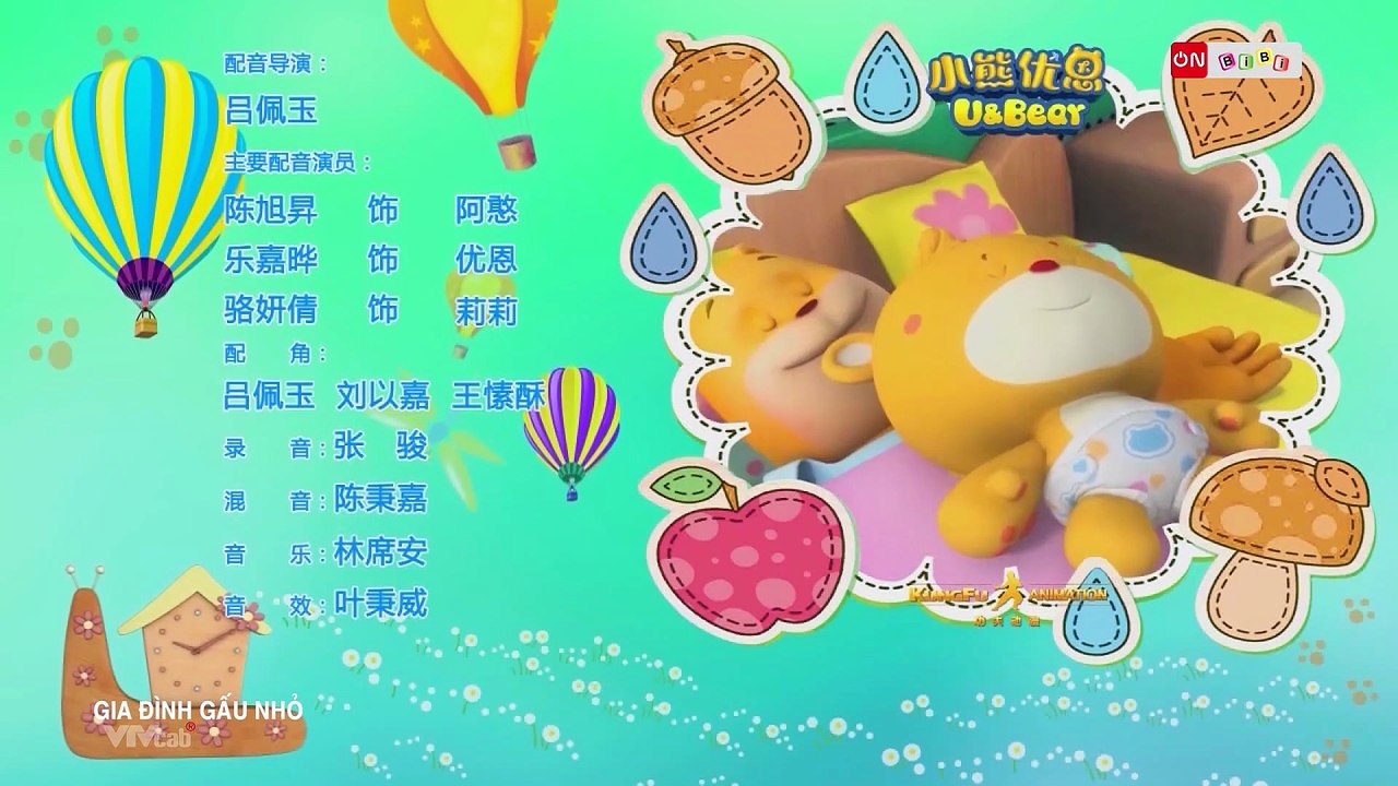 Phim Hoạt Hình (26t) Gia Đình Gấu Nhỏ - Tập 12 Kênh BIBI VTVCAB 8