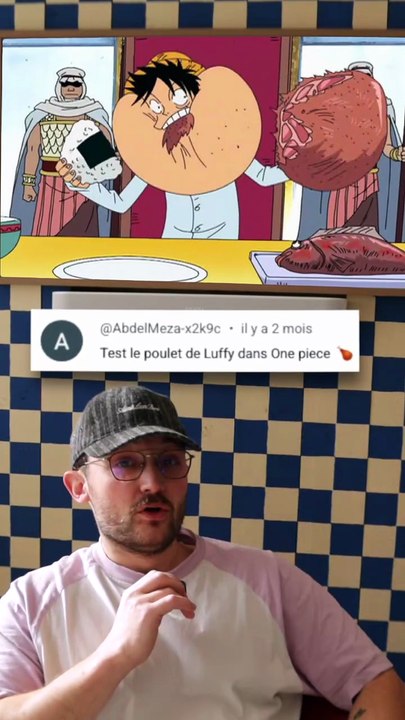 Le Poulet de Luffy dans One Piece...🗣️Exceptionneeel #poulet #luffy #onepiece #foodchallenge #defi