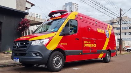 Idosa de 86 anos fica ferida ao sofrer acidente doméstico no Centro de Cascavel