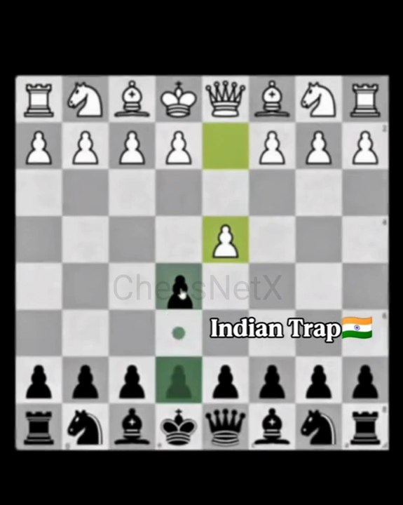 Indian Trap  #chessnetx #chess #chessgame #chessclips #chessplayer