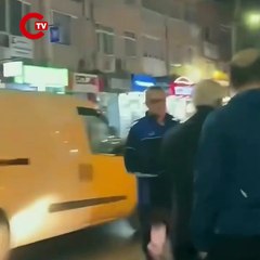 Aziz Yıldırım, ters yönden gelen belediye aracına tepki gösterdi