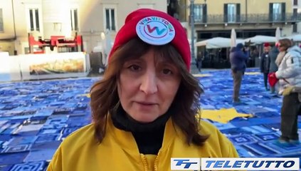 Video News - Viva Vittoria, 1335 metri quadrati di coperte