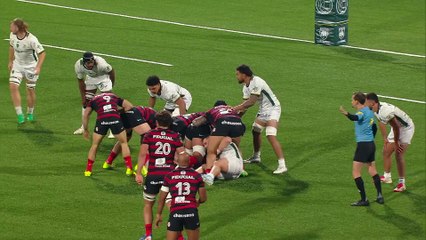 TOP 14 - Essai de Teddy THOMAS 2 (ST) - US Montauban - Stade Toulousain