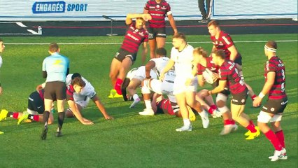 TOP 14 - Essai de Teddy THOMAS (ST) - US Montauban - Stade Toulousain