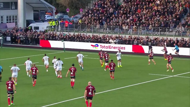 TOP 14 - Essai de Dimitri DELIBES 2 (ST) - US Montauban - Stade Toulousain