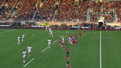 TOP 14 - Essai de Dimitri DELIBES (ST) - US Montauban - Stade Toulousain