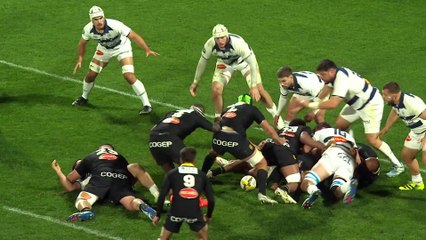 TOP 14 - Essai de Ultan DILLANE (SR) - Stade Rochelais - Castres Olympique