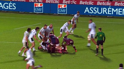 TOP 14 - Essai de Romain BUROS (UBB) - Union Bordeaux-Bègles - Section Paloise