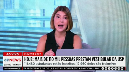 Fuvest: Mais de 110 mil candidatos disputam vagas na USP hoje