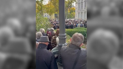 Las protestas ante el Supremo por la condena al Fiscal General