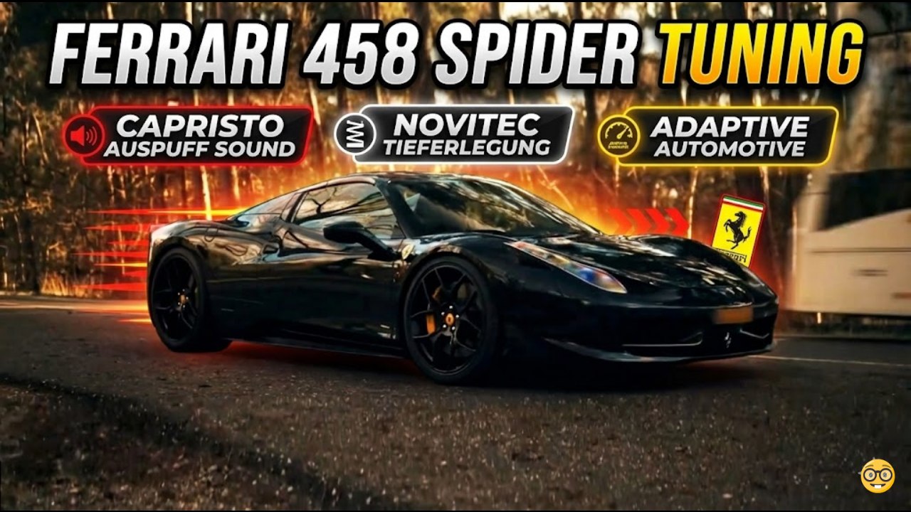 Tuning-Upgrade am Ferrari 458 Spider: Capristo Exhaust & Novitec Federn