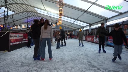 Après un faux départ, la patinoire de Huy pu ouvrir ce dimanche