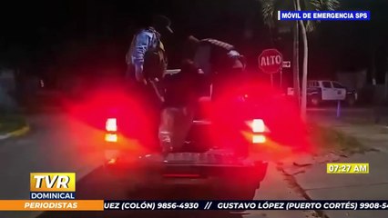 Móvil de emergencia San Pedro Sula 23 de noviembre