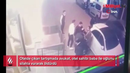 Van'da dehşet! Otel sahibi ve oğlunun öldürülme anı görüntüleri ortaya çıktı