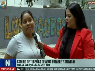 Caracas | Sustitucion de tuberias de agua potable y servidas favoreció a la parroquia La Candelaria