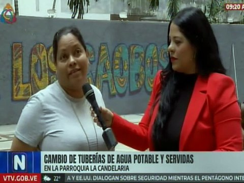 Caracas | Sustitucion de tuberias de agua potable y servidas favoreció a la parroquia La Candelaria