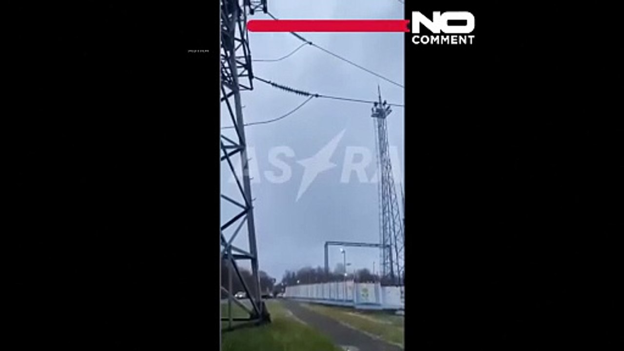 با حمله پهپادهای اوکراینی به نیروگاه شاتورا در نزدیکی مسکو آتش‌سوزی گسترده رخ داد