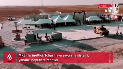 MKE'nin ürettiği 'Tolga' hava savunma sistemi, yabancı heyetlere tanıtıldı