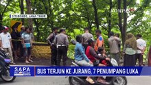 Jalanan Curam, Bus Terjun ke Jurang Akibatkan 7 Penumpan Luka | SAPA MALAM
