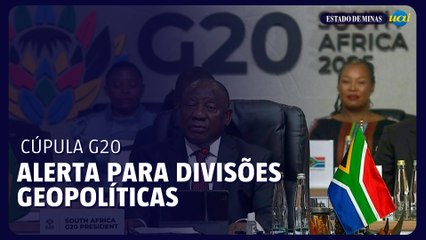 G20 alerta para divisões geopolíticas no primeiro dia de cúpula anual