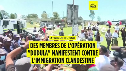 Afrique du Sud : des membres de groupes anti-immigration manifestent près du G20