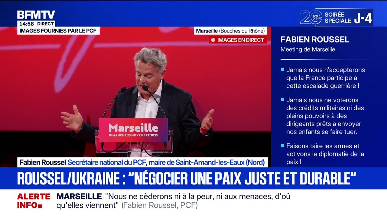 Fabien Roussel (PCF): "Le pays doit se mobiliser tout entier, engager le fer, contre le narcotrafic"