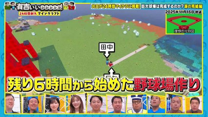 有吉ぃぃeeeee！～そうだ！今からお前んチでゲームしない？2025年日11月23日 【マイクラ24時間】井口の挑戦！涙のフィナーレSP