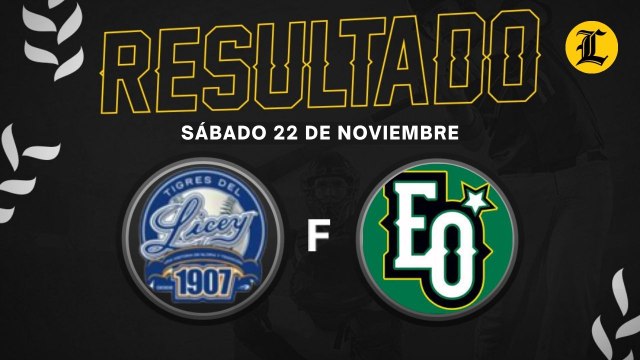 Resumen: Tigres del Licey Vs. Estrellas Orientales Serie Regular (22/11/2025)
