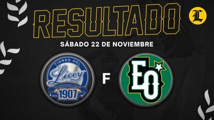 Resumen: Tigres del Licey Vs. Estrellas Orientales Serie Regular (22/11/2025)