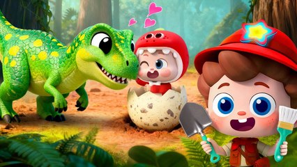Dinosaurs Become Alive! - Dinosaur Stories for Kids - T-rex 🦖- Nursery Rhymes & Kids Songs