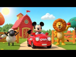 Mickey Mouse’s Farmhouse Fun Adventure with Black Sheep | Lion & 3D Kids Cartoon Story